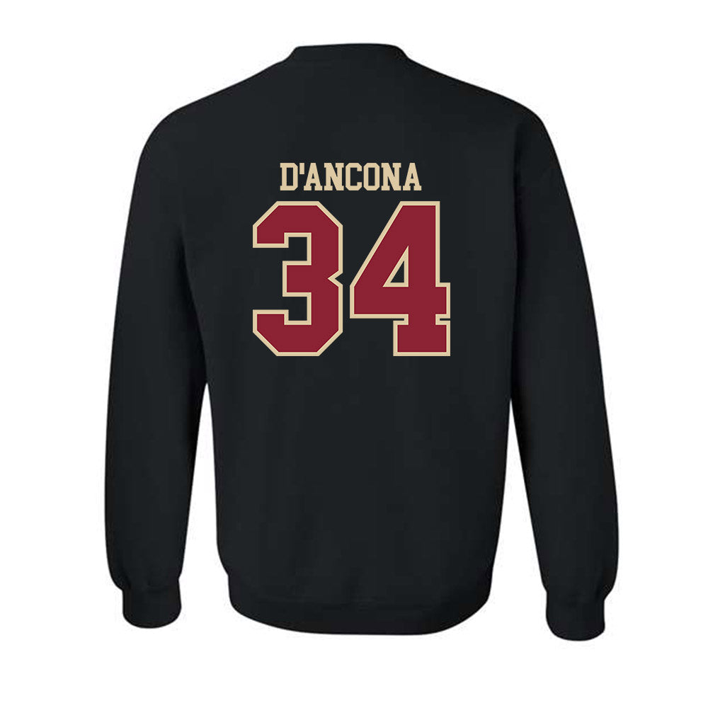 Boston College - NCAA Baseball : Luke D'Ancona - Classic Shersey Crewneck Sweatshirt-1