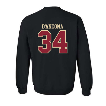 Boston College - NCAA Baseball : Luke D'Ancona - Classic Shersey Crewneck Sweatshirt-1