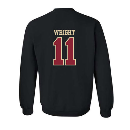 Boston College - NCAA Football : Landon Wright - Classic Shersey Crewneck Sweatshirt-1
