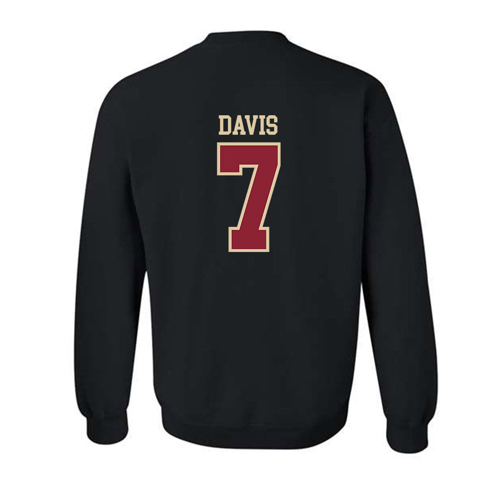 Boston College - NCAA Football : Carter Davis - Classic Shersey Crewneck Sweatshirt-1
