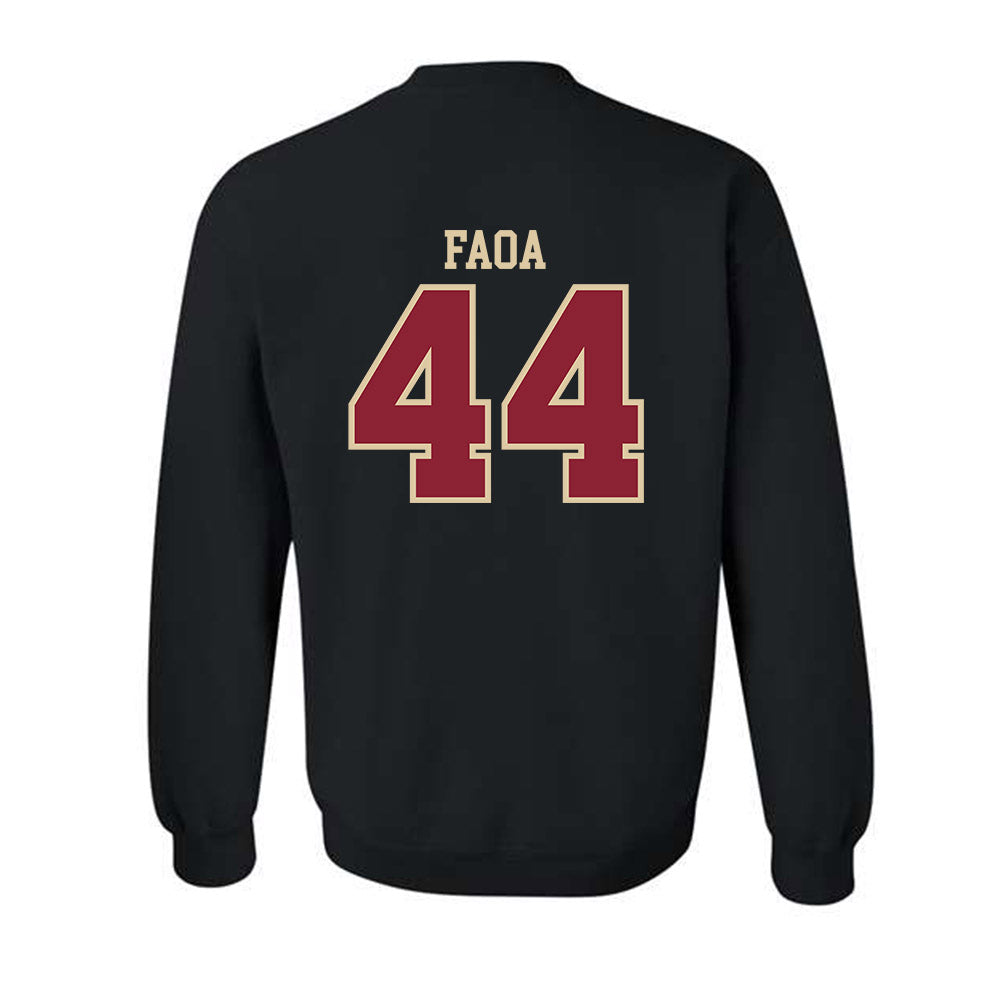 Boston College - NCAA Football : Palaie Faoa - Classic Shersey Crewneck Sweatshirt-1