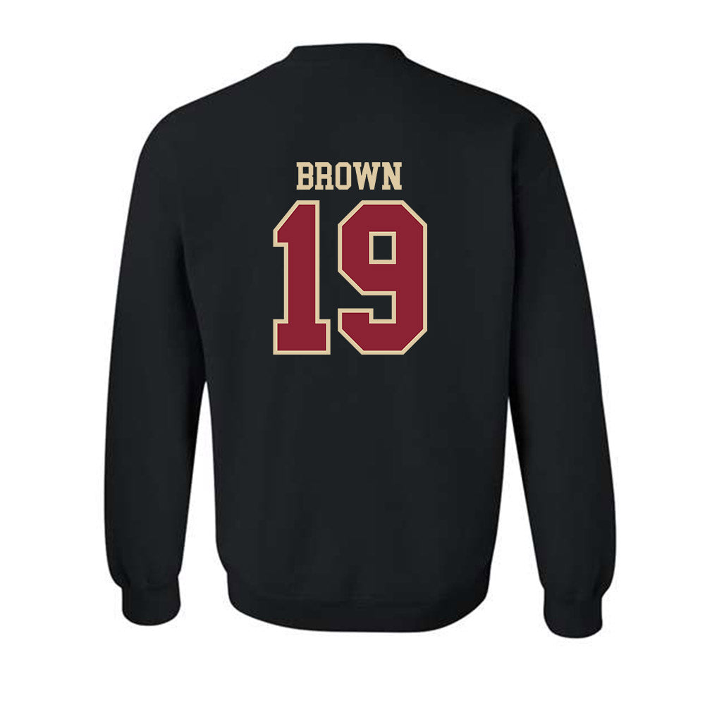 Boston College - NCAA Football : Kelvin Brown - Classic Shersey Crewneck Sweatshirt-1