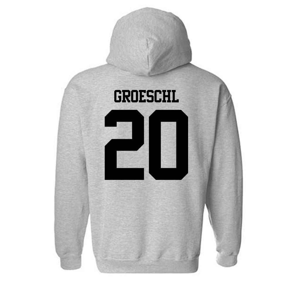 Dayton - NCAA Baseball : Ben Groeschl - Classic Shersey Hooded Sweatshirt-1