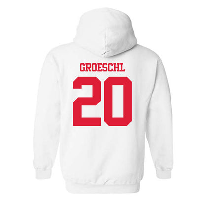 Dayton - NCAA Baseball : Ben Groeschl - Classic Shersey Hooded Sweatshirt-1