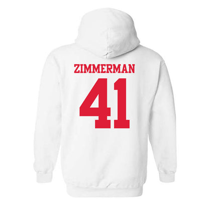 Dayton - NCAA Baseball : Jack Zimmerman - Classic Shersey Hooded Sweatshirt-1