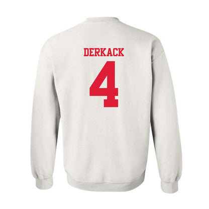 Dayton - NCAA Men's Basketball : Jordan Derkack - Classic Shersey Crewneck Sweatshirt-1