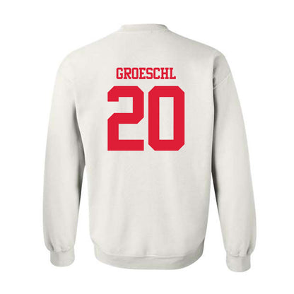 Dayton - NCAA Baseball : Ben Groeschl - Classic Shersey Crewneck Sweatshirt-1