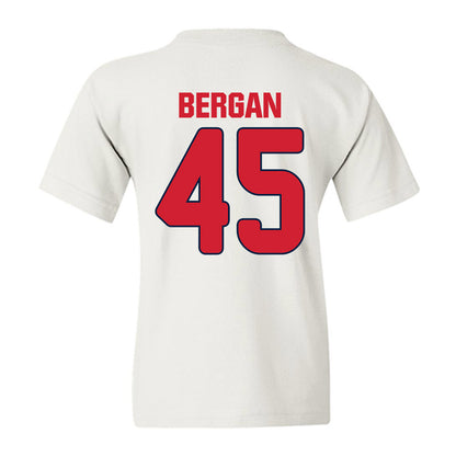 Gonzaga - NCAA Baseball : Ethan Bergan - Sports Shersey Youth T-Shirt-1