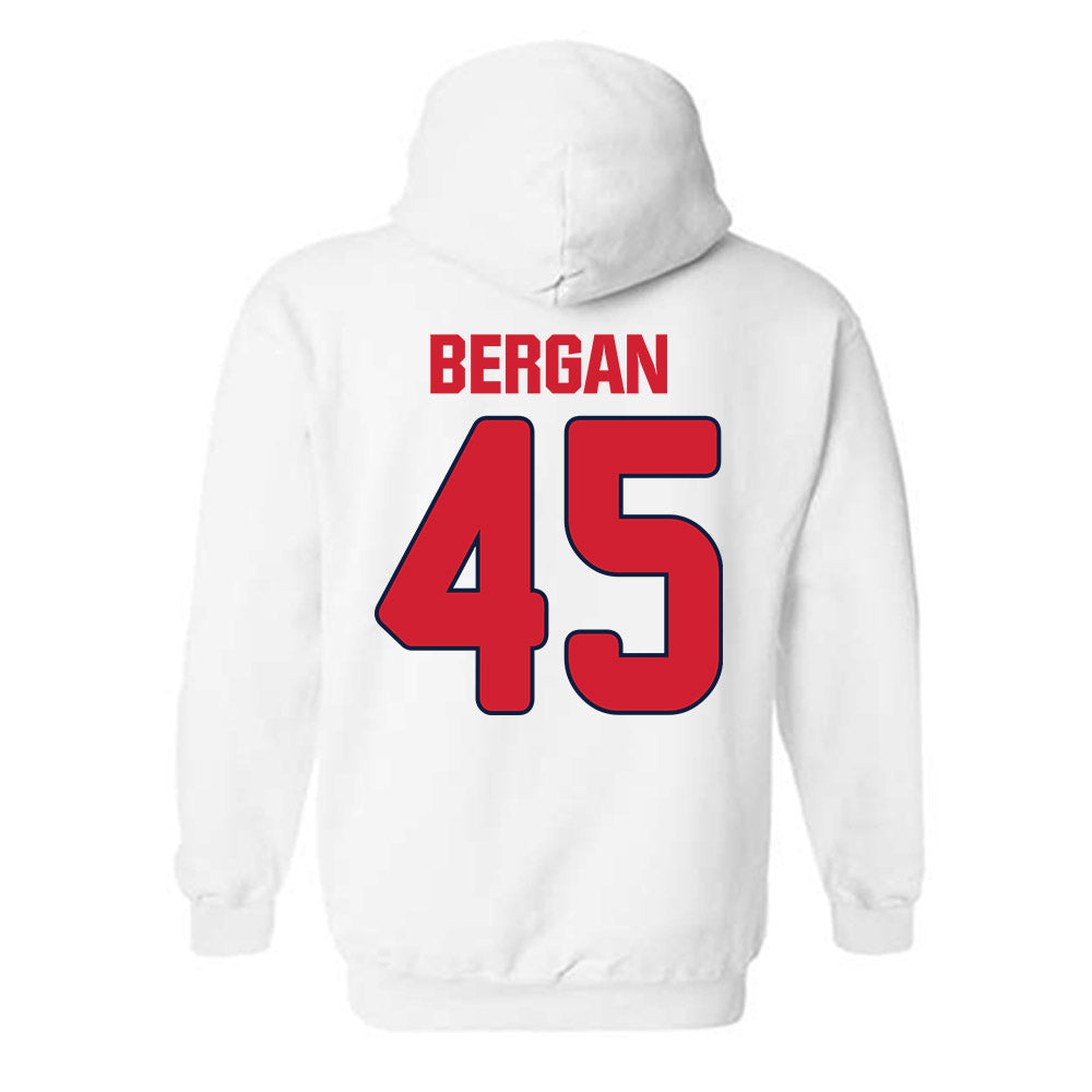Gonzaga - NCAA Baseball : Ethan Bergan - Sports Shersey Hooded Sweatshirt-1