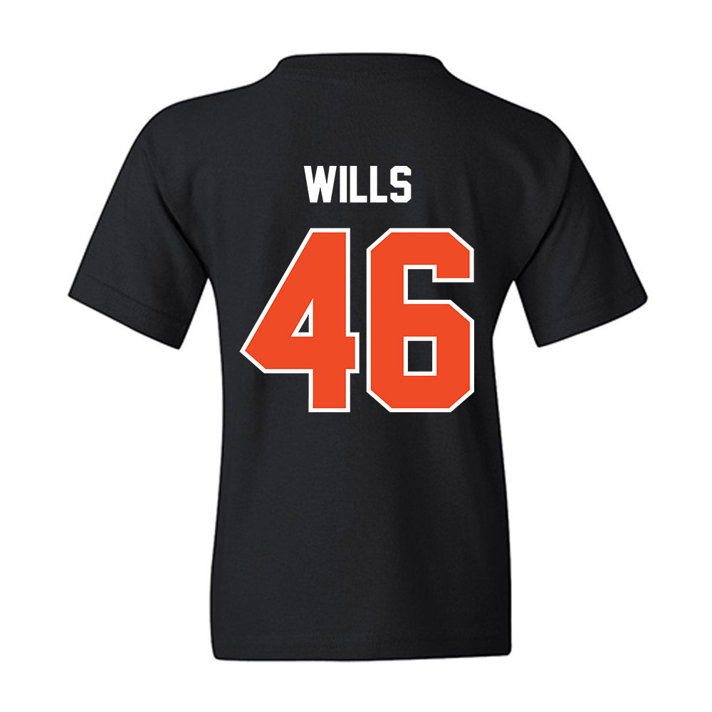 Campbell - NCAA Baseball : Houston Wills - Youth T-Shirt-1