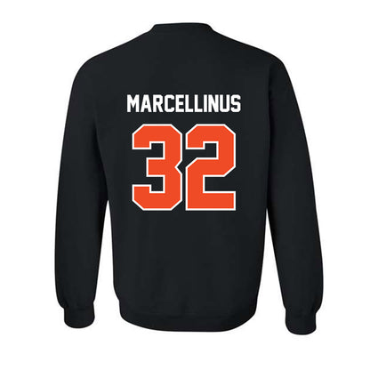 Campbell - NCAA Men's Basketball : Daniel Marcellinus - Crewneck Sweatshirt-1