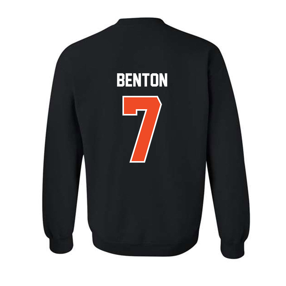 Campbell - NCAA Football : AJ Benton - Classic Shersey Crewneck Sweatshirt-1