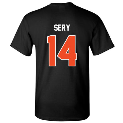 Campbell - NCAA Men's Soccer : Sam Sery - T-Shirt-1