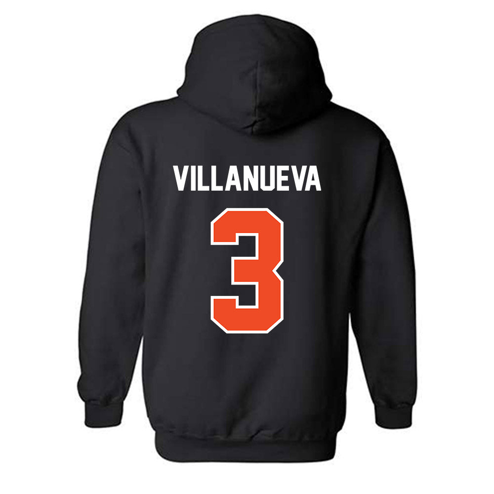 Campbell - NCAA Football : Kalen Villanueva - Classic Shersey Hooded Sweatshirt-1