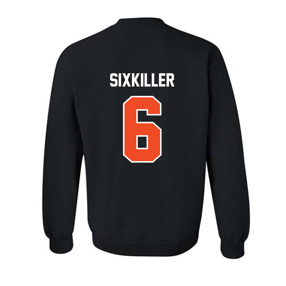 Campbell - NCAA Football : Kamden Sixkiller - Classic Shersey Crewneck Sweatshirt-1