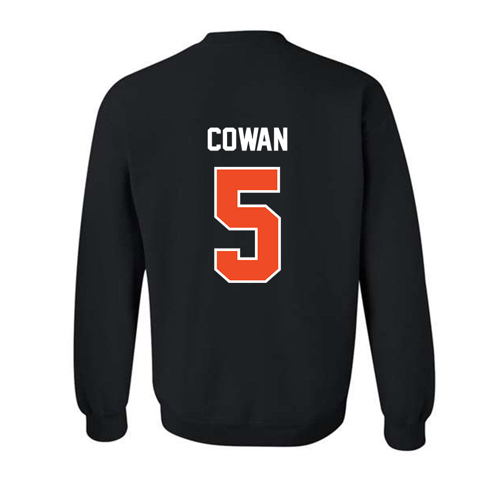 Campbell - NCAA Football : Javon Cowan - Crewneck Sweatshirt-1