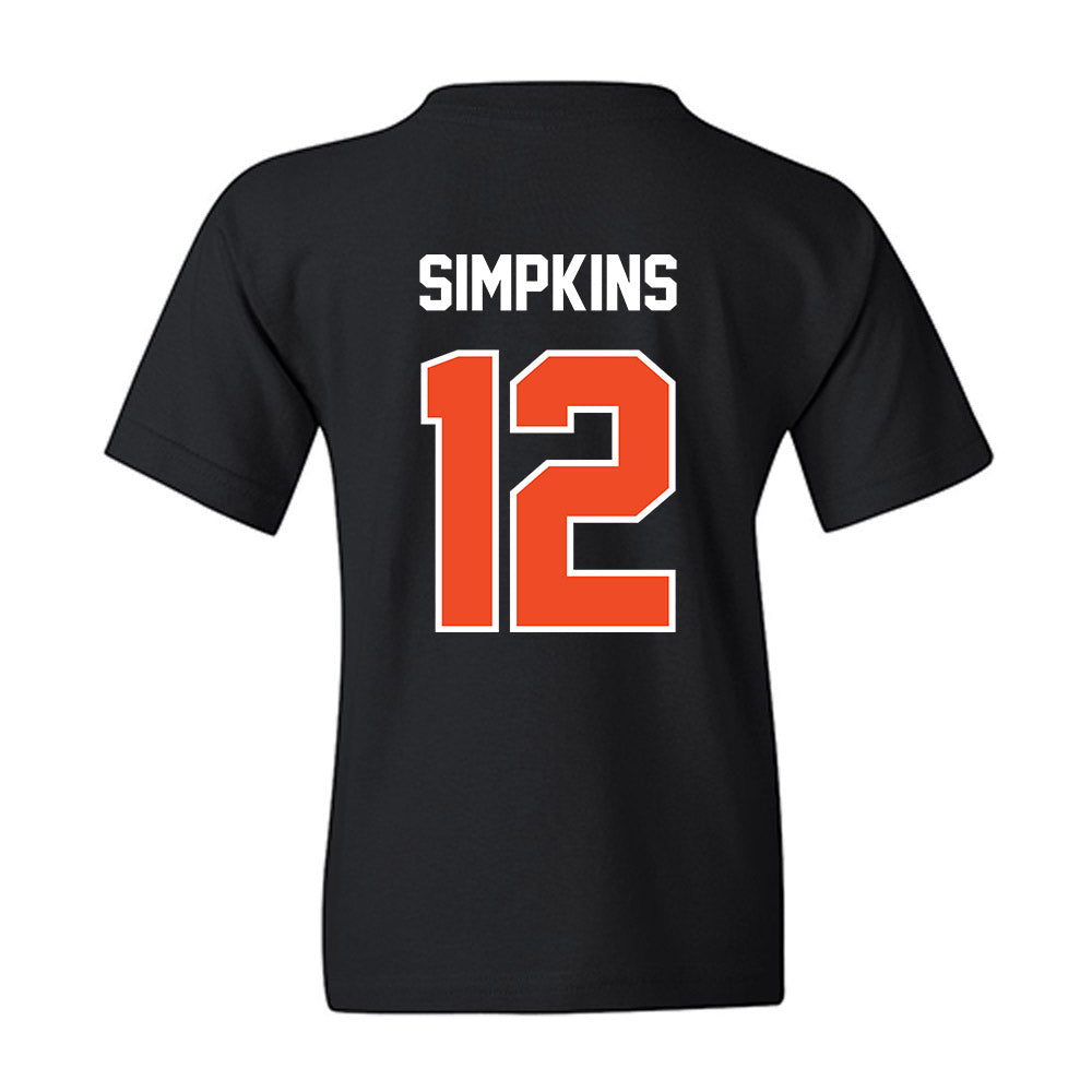 Campbell - NCAA Football : Kaleb Simpkins - Classic Shersey Youth T-Shirt-1