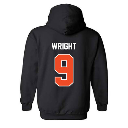 Campbell - NCAA Football : Logan Wright - Classic Shersey Hooded Sweatshirt-1