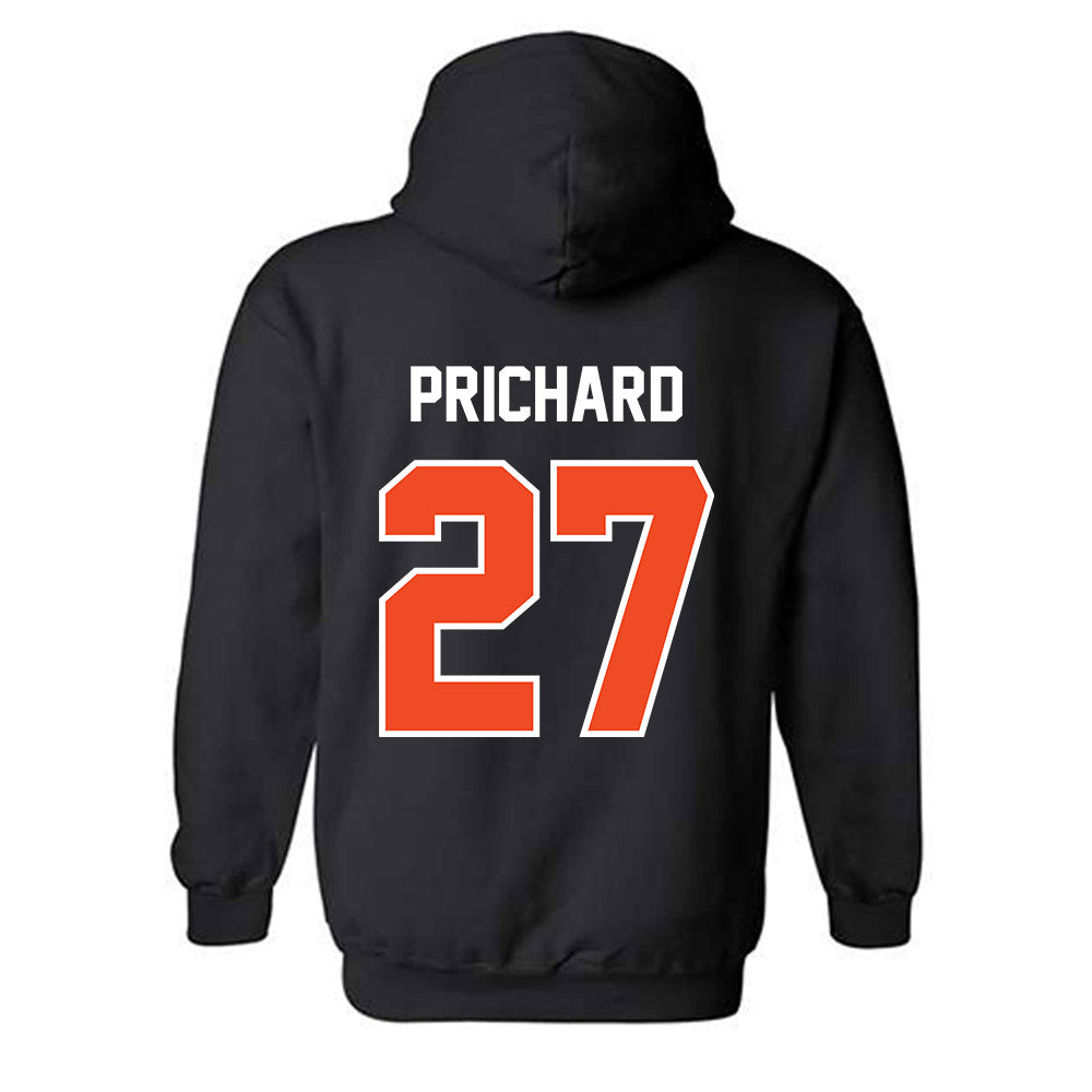 Campbell - NCAA Football : Davis Prichard - Classic Shersey Hooded Sweatshirt-1