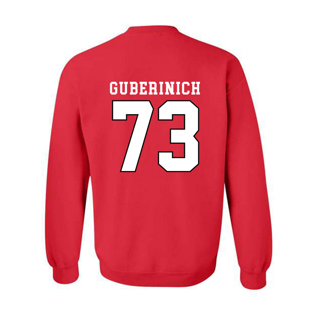 Texas Tech - NCAA Football : Danilo Guberinich - Classic Shersey Crewneck Sweatshirt-1