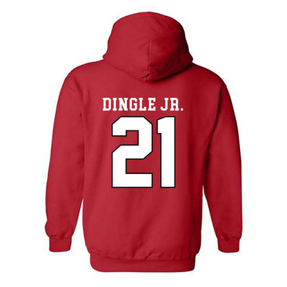 Texas Tech - NCAA Football : Miquel Dingle Jr. - Classic Shersey Hooded Sweatshirt-1