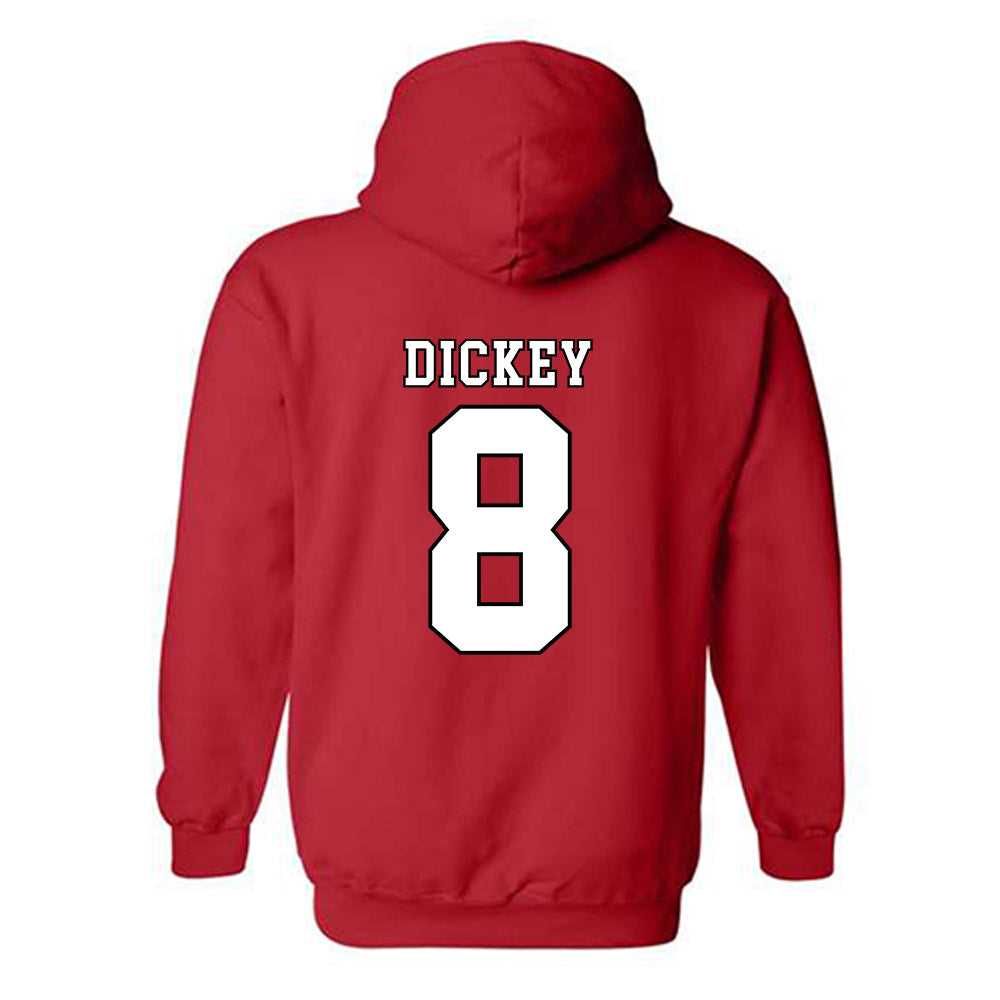 Texas Tech - NCAA Football : Cameron Dickey - Classic Shersey Hooded Sweatshirt-1