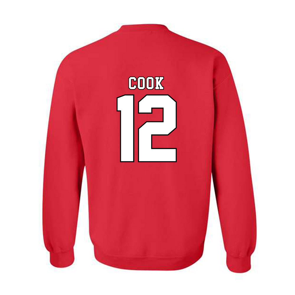 Texas Tech - NCAA Women's Volleyball : Taylor Cook - Classic Shersey Crewneck Sweatshirt-1