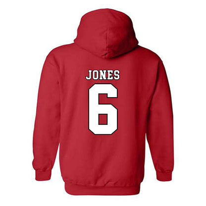 Texas Tech - NCAA Football : Jalen Jones - Classic Shersey Hooded Sweatshirt-1