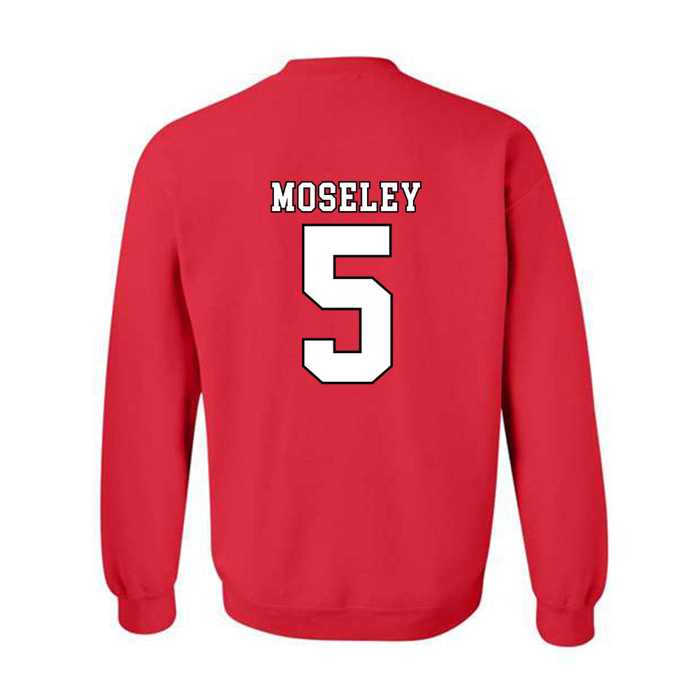 Texas Tech - NCAA Men's Basketball : Josiah Moseley - Classic Shersey Crewneck Sweatshirt-1