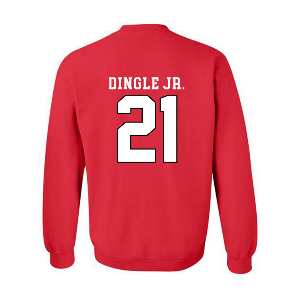 Texas Tech - NCAA Football : Miquel Dingle Jr. - Classic Shersey Crewneck Sweatshirt-1
