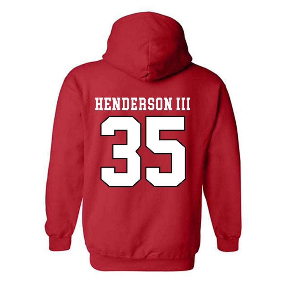 Texas Tech - NCAA Football : Michael Henderson III - Classic Shersey Hooded Sweatshirt-1