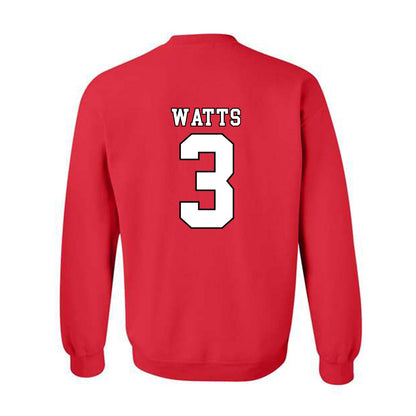 Texas Tech - NCAA Men's Basketball : Lejuan Watts - Classic Shersey Crewneck Sweatshirt-1