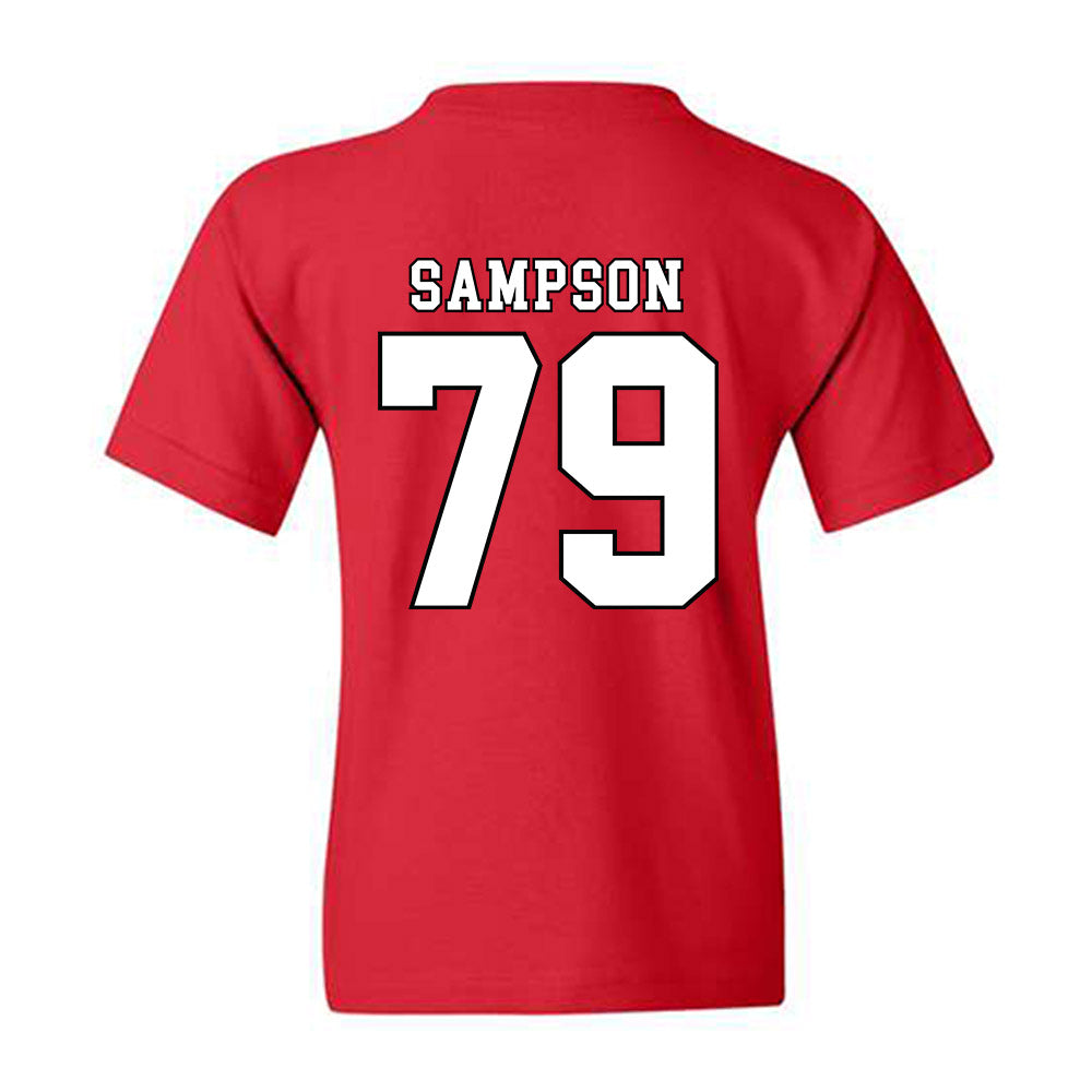 Texas Tech - NCAA Football : Howard Sampson - Classic Shersey Youth T-Shirt-1
