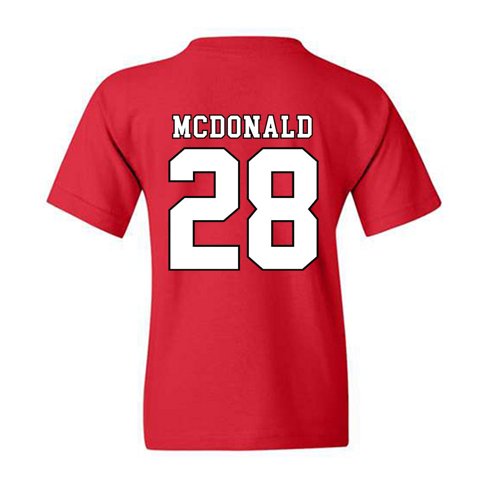 Texas Tech - NCAA Football : Braylan McDonald - Classic Shersey Youth T-Shirt-1