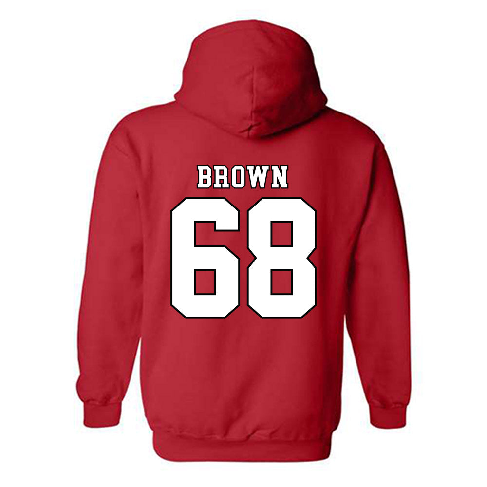 Texas Tech - NCAA Football : Ren Brown - Classic Shersey Hooded Sweatshirt-1