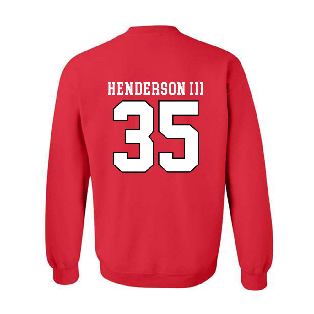 Texas Tech - NCAA Football : Michael Henderson III - Classic Shersey Crewneck Sweatshirt-1