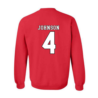 Texas Tech - NCAA Football : Kenny Johnson - Classic Shersey Crewneck Sweatshirt-1