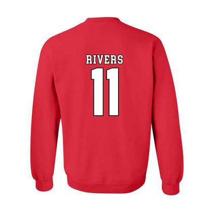 Texas Tech - NCAA Baseball : Davis Rivers - Classic Shersey Crewneck Sweatshirt-1