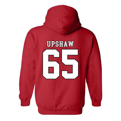 Texas Tech - NCAA Football : Danthis Upshaw - Classic Shersey Hooded Sweatshirt-1