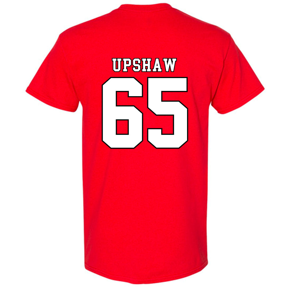 Texas Tech - NCAA Football : Danthis Upshaw - Classic Shersey T-Shirt-1