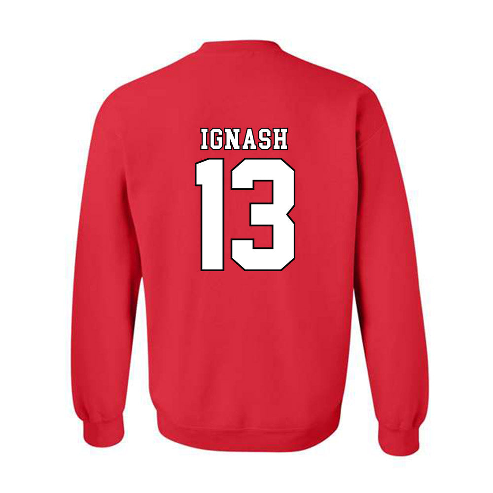 Texas Tech - NCAA Women's Volleyball : Shelby Ignash - Classic Shersey Crewneck Sweatshirt-1