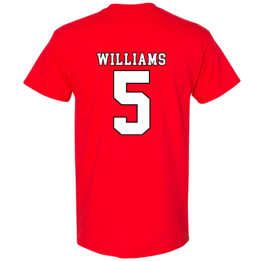 Texas Tech - NCAA Men's Basketball : Darrion Williams - Classic Shersey T-Shirt-1