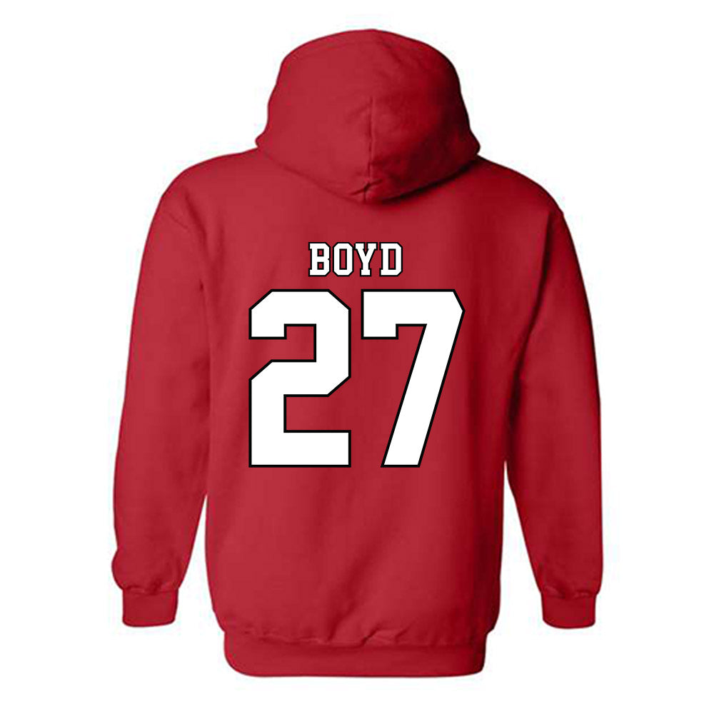 Texas Tech - NCAA Football : Amier Boyd - Classic Shersey Hooded Sweatshirt-1