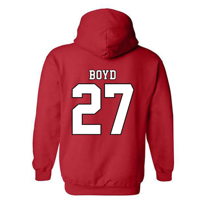 Texas Tech - NCAA Football : Amier Boyd - Classic Shersey Hooded Sweatshirt-1