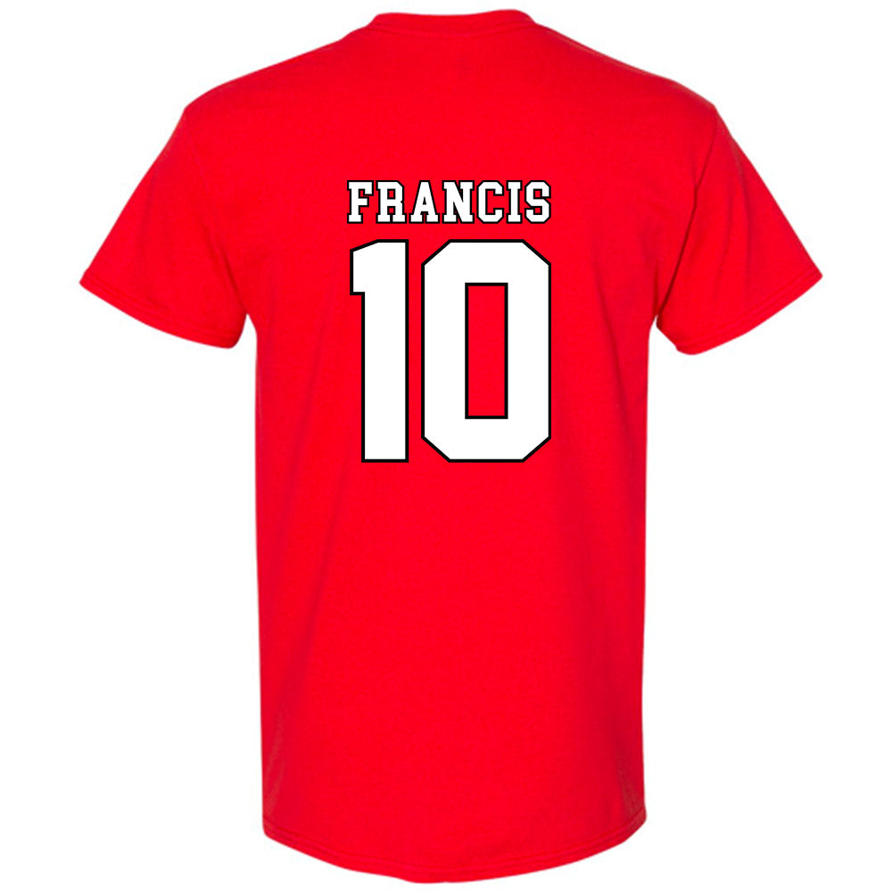Texas Tech - NCAA Men's Basketball : Jack Francis Francis - Classic Shersey T-Shirt-1