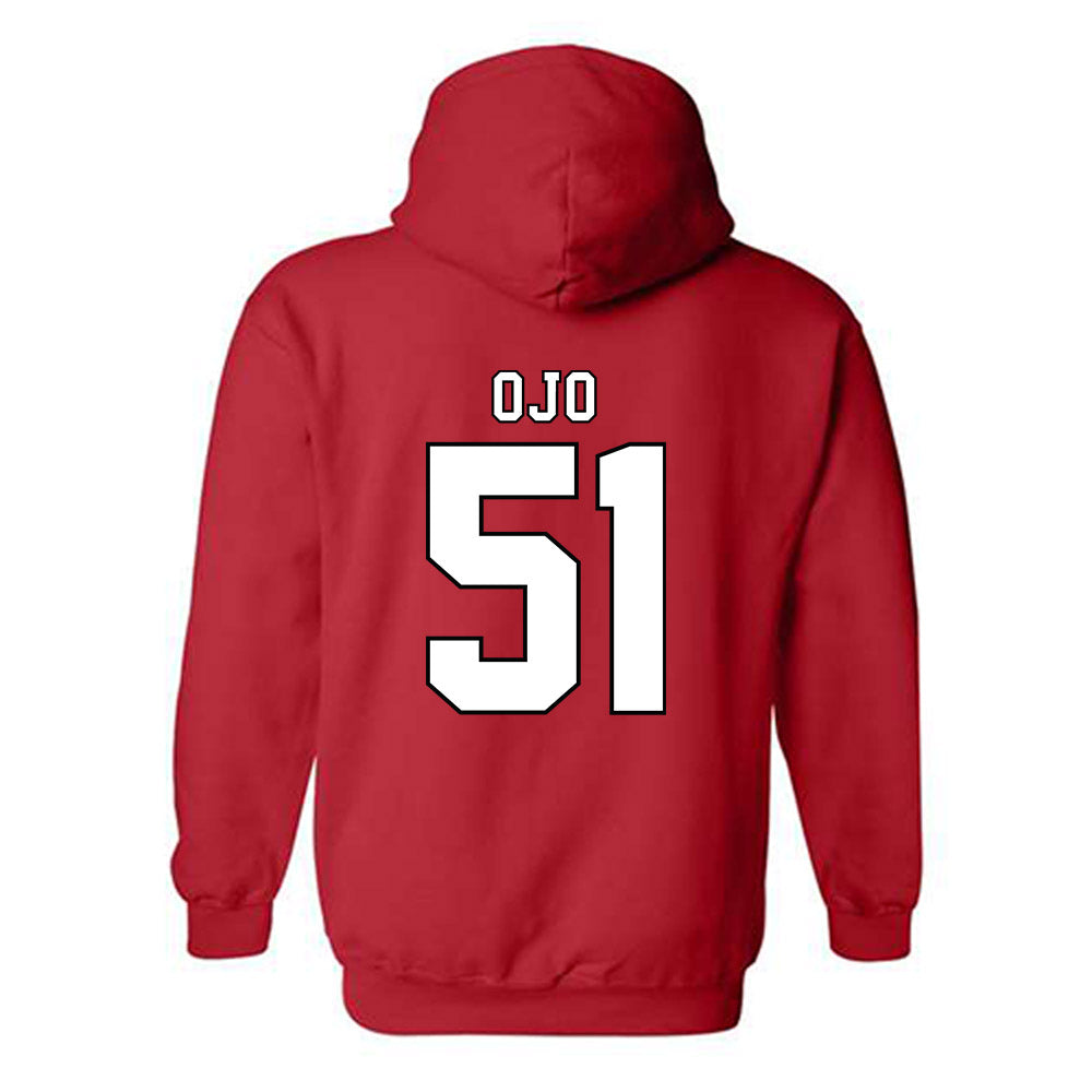Texas Tech - NCAA Football : Felix Ojo - Classic Shersey Hooded Sweatshirt-1