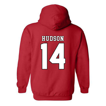 Texas Tech - NCAA Football : Micah Hudson - Classic Shersey Hooded Sweatshirt-1