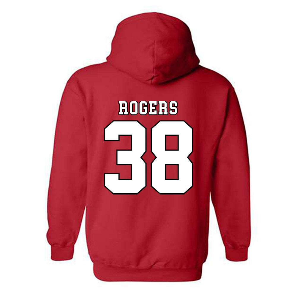 Texas Tech - NCAA Baseball : Jacob Rogers - Classic Shersey Hooded Sweatshirt-1