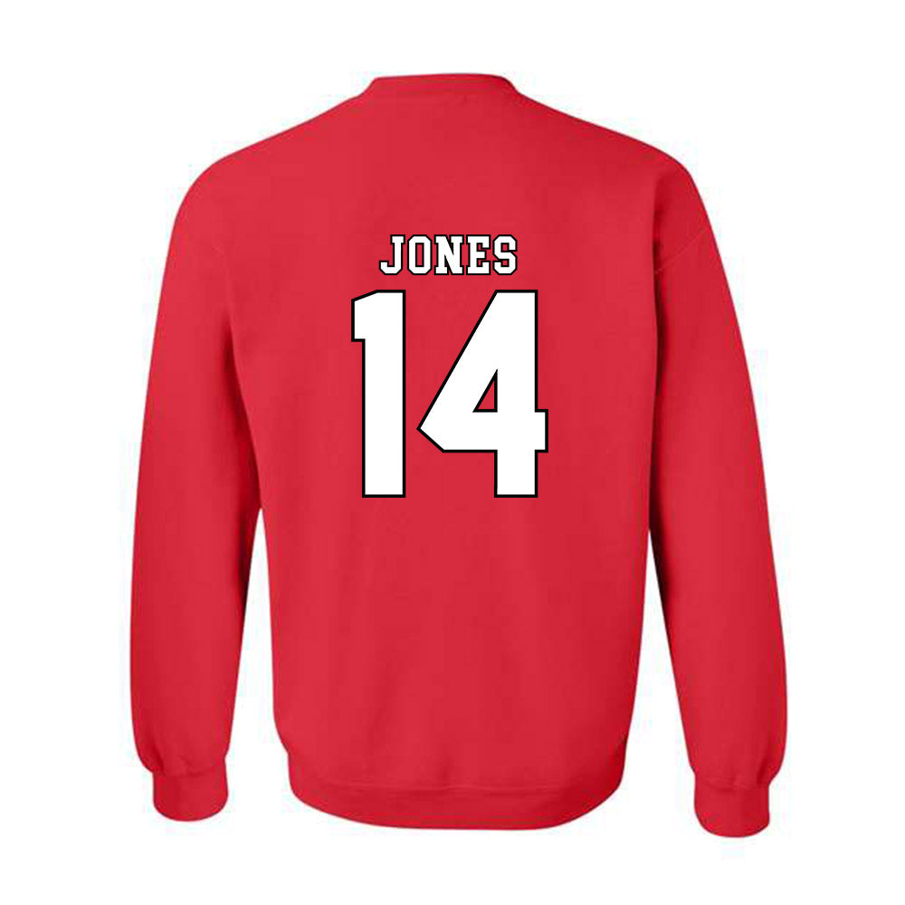 Texas Tech - NCAA Football : Bryson Jones - Classic Shersey Crewneck Sweatshirt-1