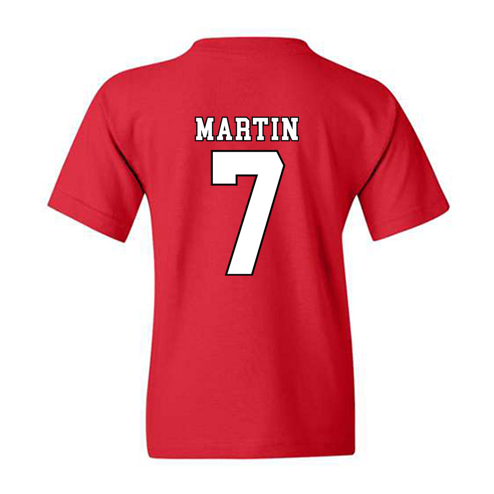 Texas Tech - NCAA Women's Basketball : Kalysta Martin - Classic Shersey Youth T-Shirt-1